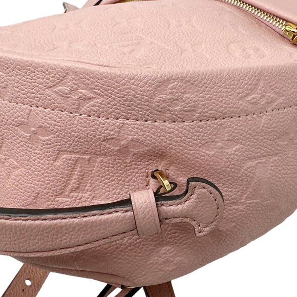Louis Vuitton Sorbonne Monogram Empreinte Leather Backpack Pink - Picture 5 of 11